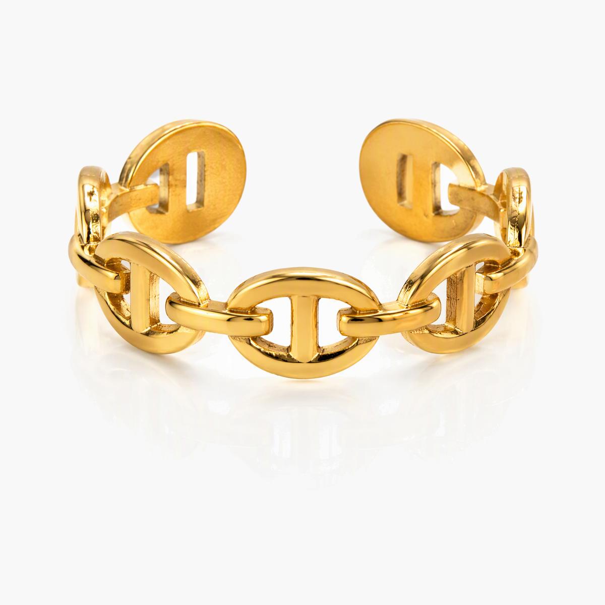 Trendy Pig Nose Chain Link Ring