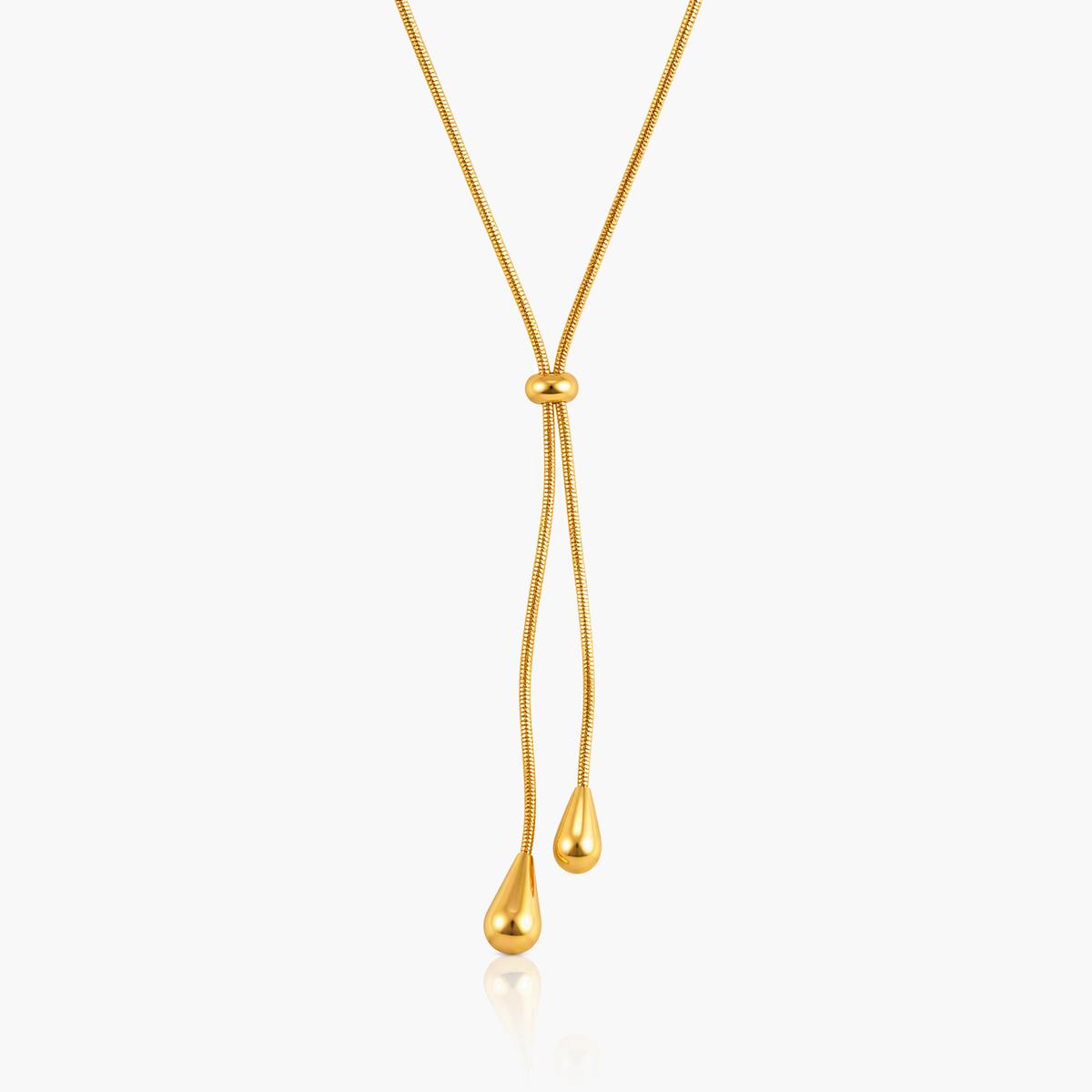 Dainty Teardrop Pendant Necklace