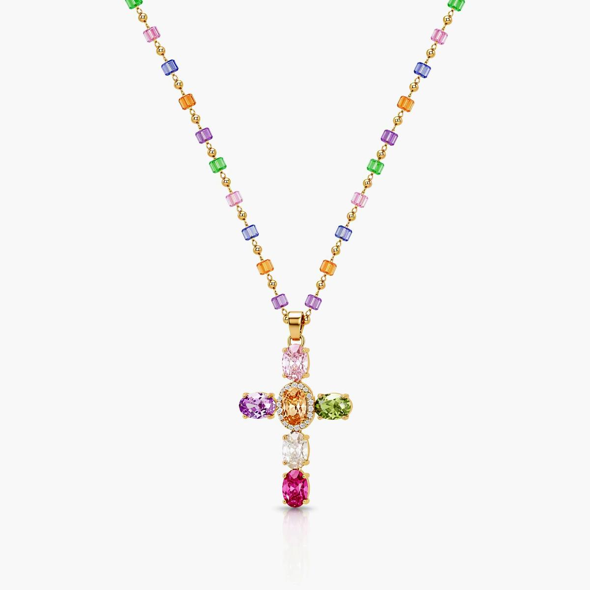 Dainty Cross Pendant Necklace