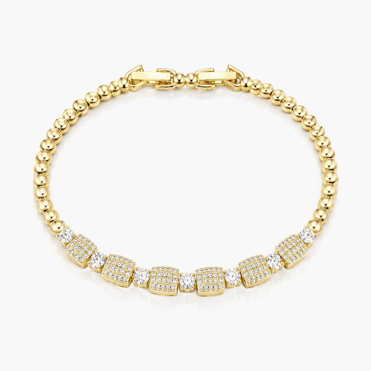 Elegant Pave Bar Bracelet