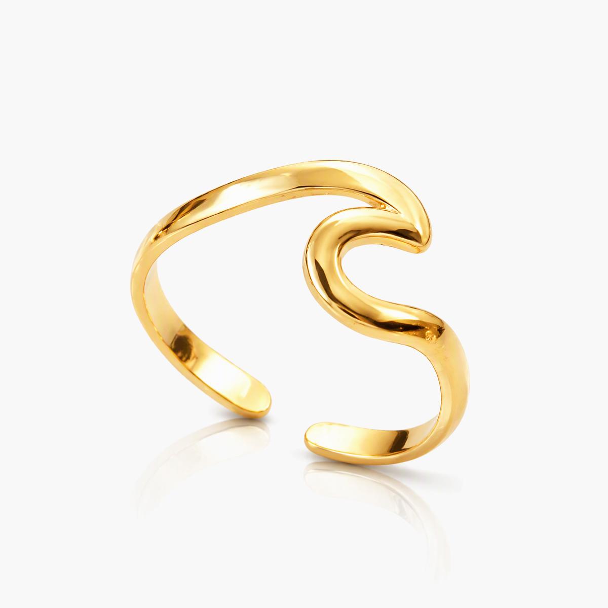 Leaf Branch Open Cuff Ring
