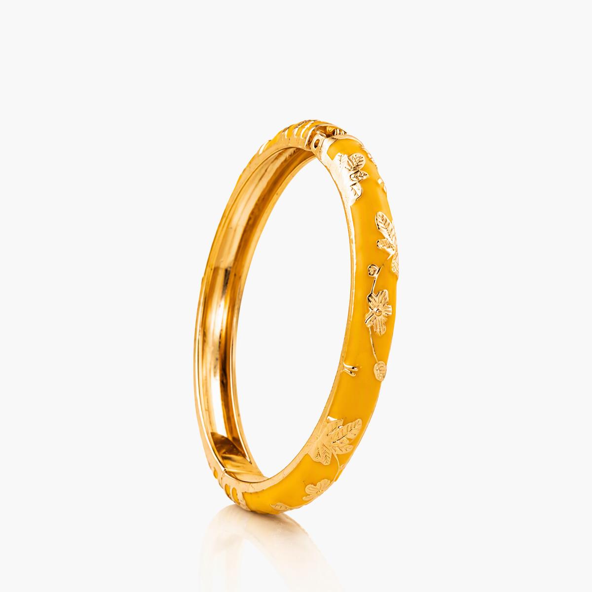 Vintage Floral Branch Bangle