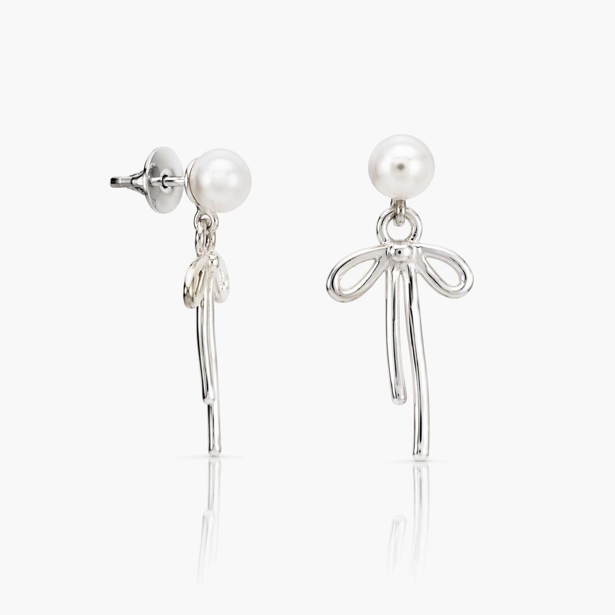 Dainty Bow Knot Drop Earring
