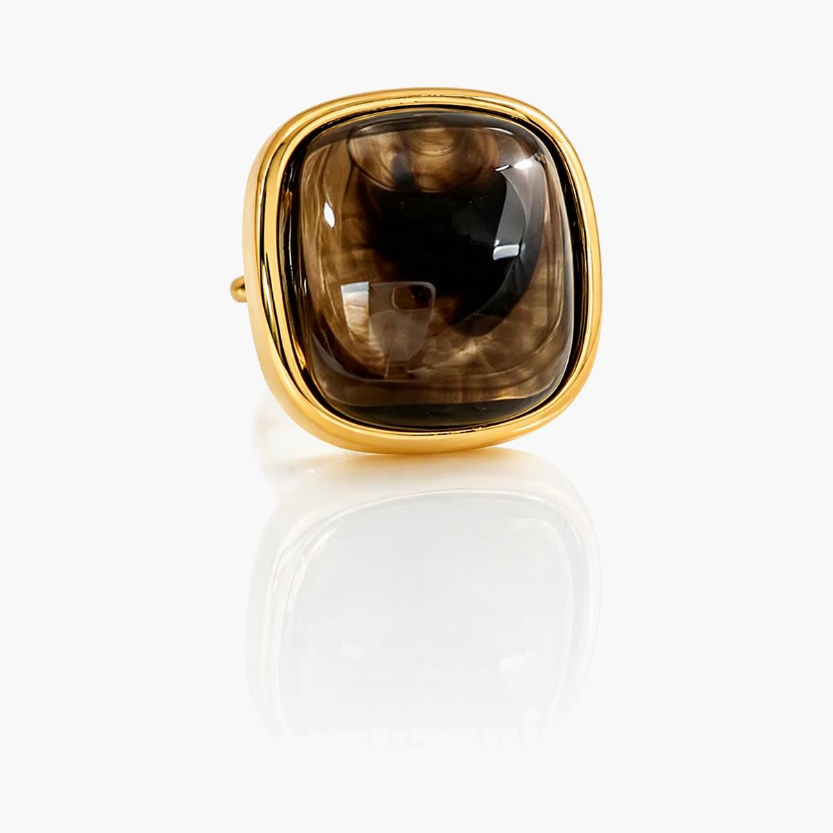 Square Cushion Stud Earrings
