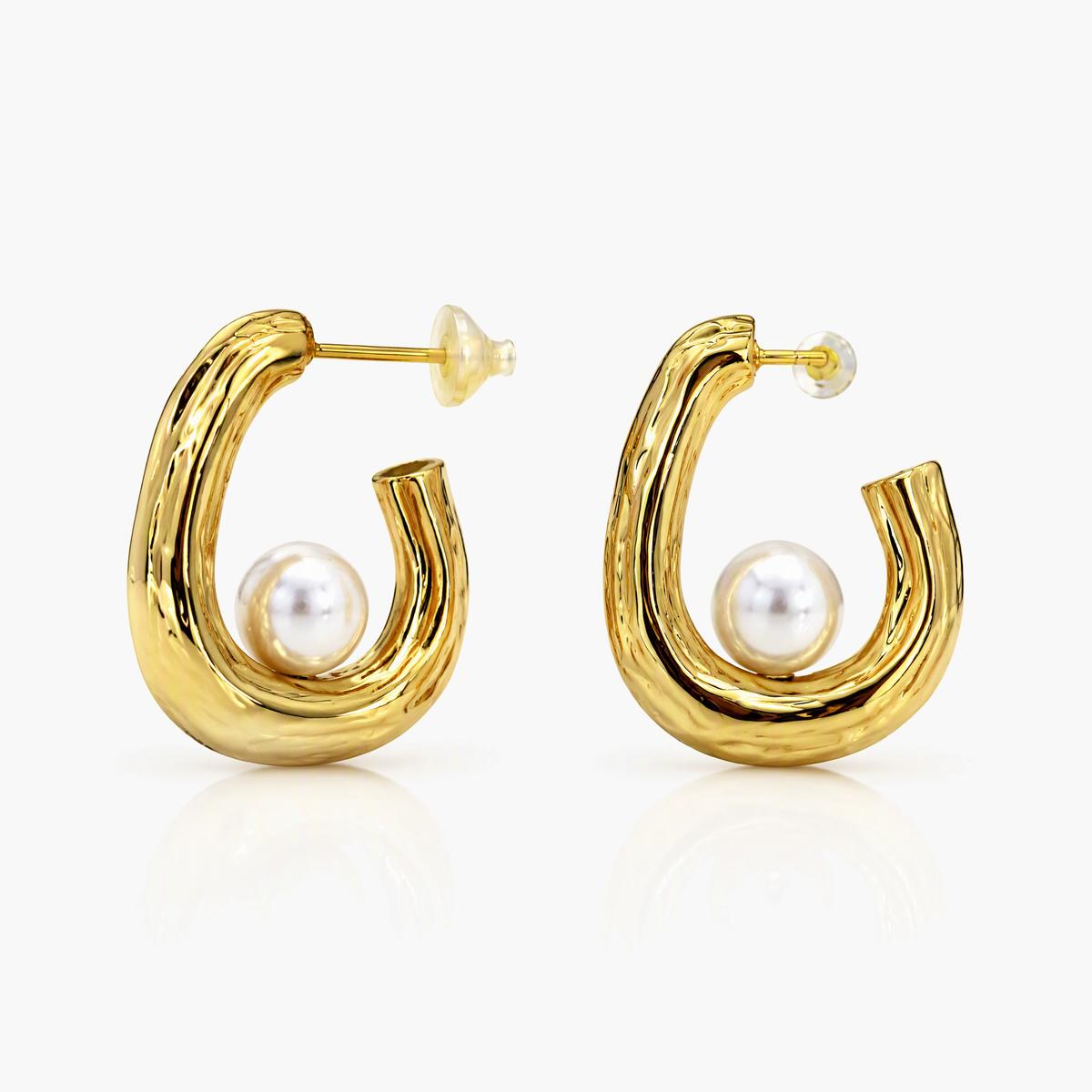 Pearl Starfish Drop Earrings