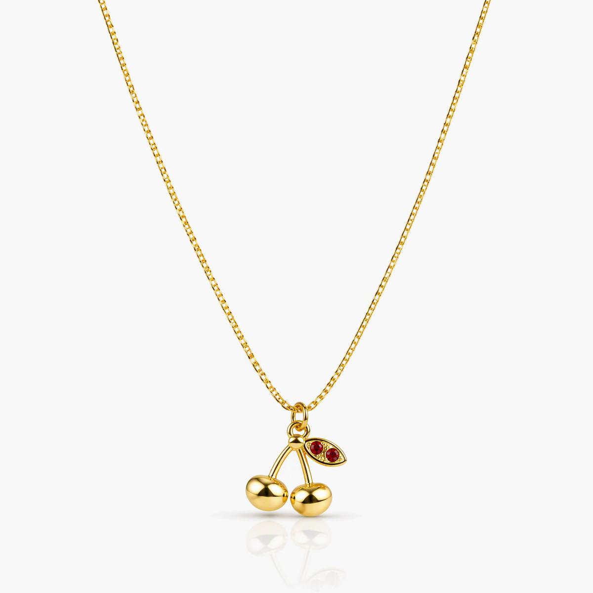Cute Cherry Pendant Necklace