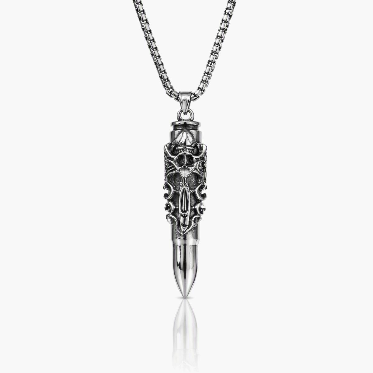 Bullet Pendant Necklace
