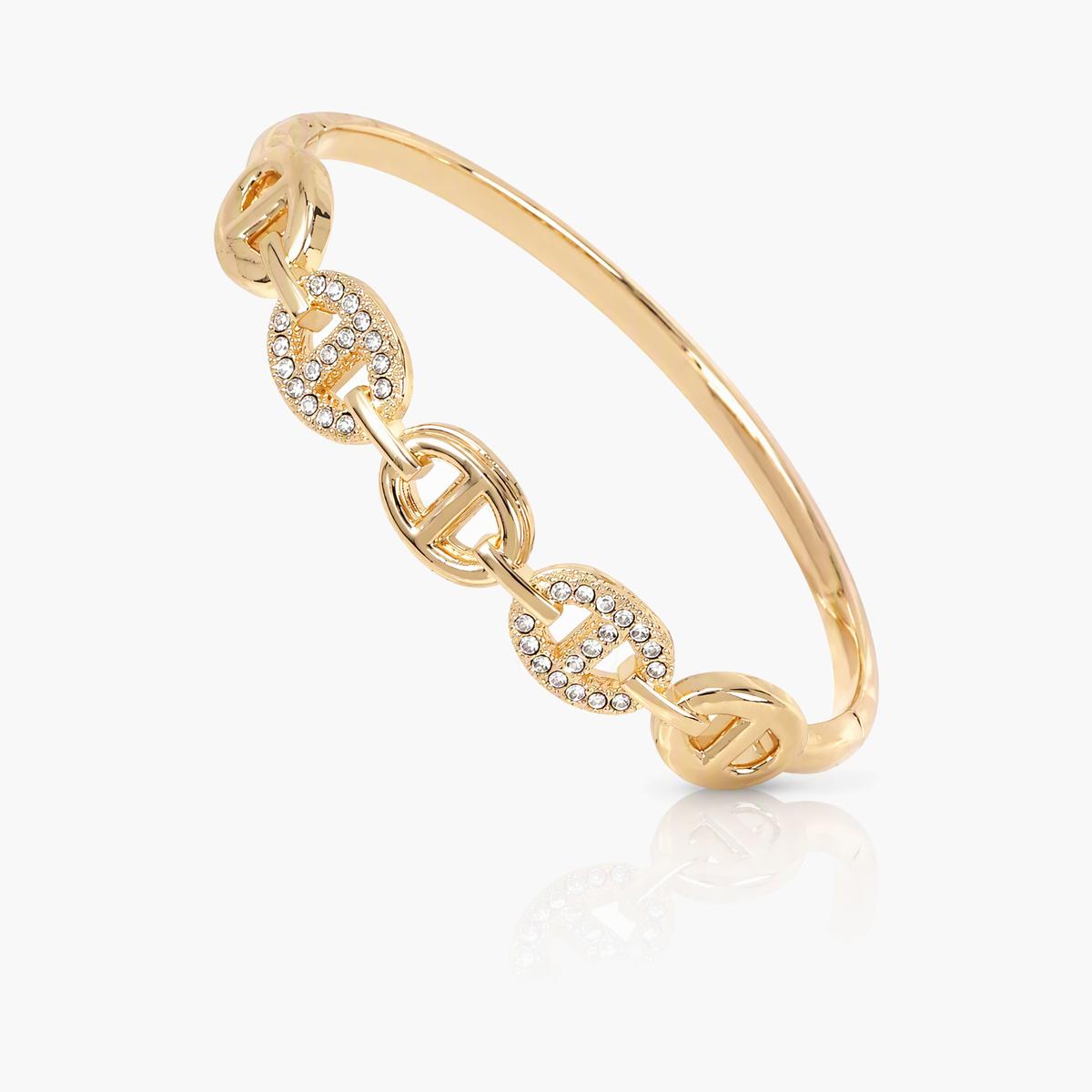 Elegant Oval Link Bracelet