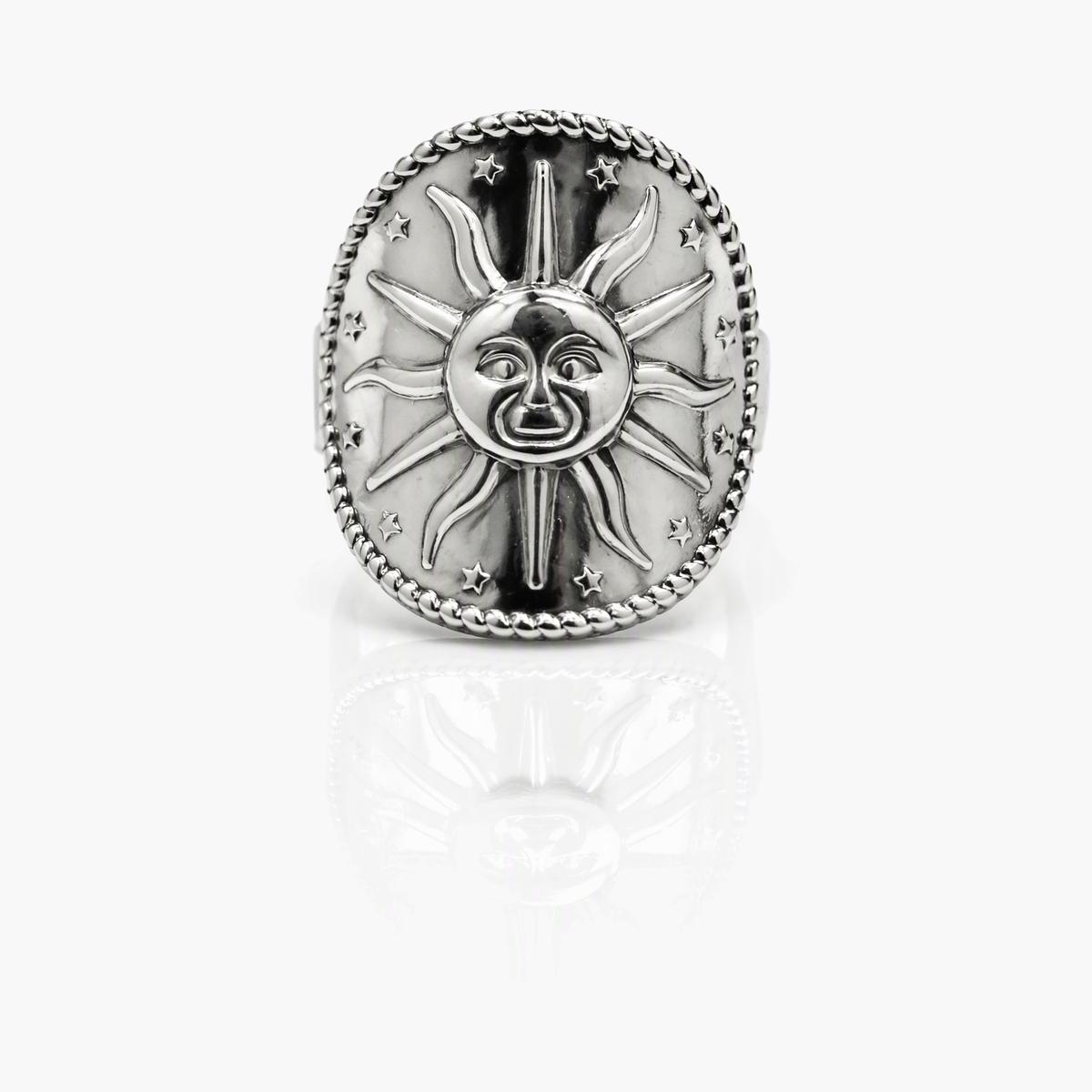 Trendy Star Open Cuff Ring