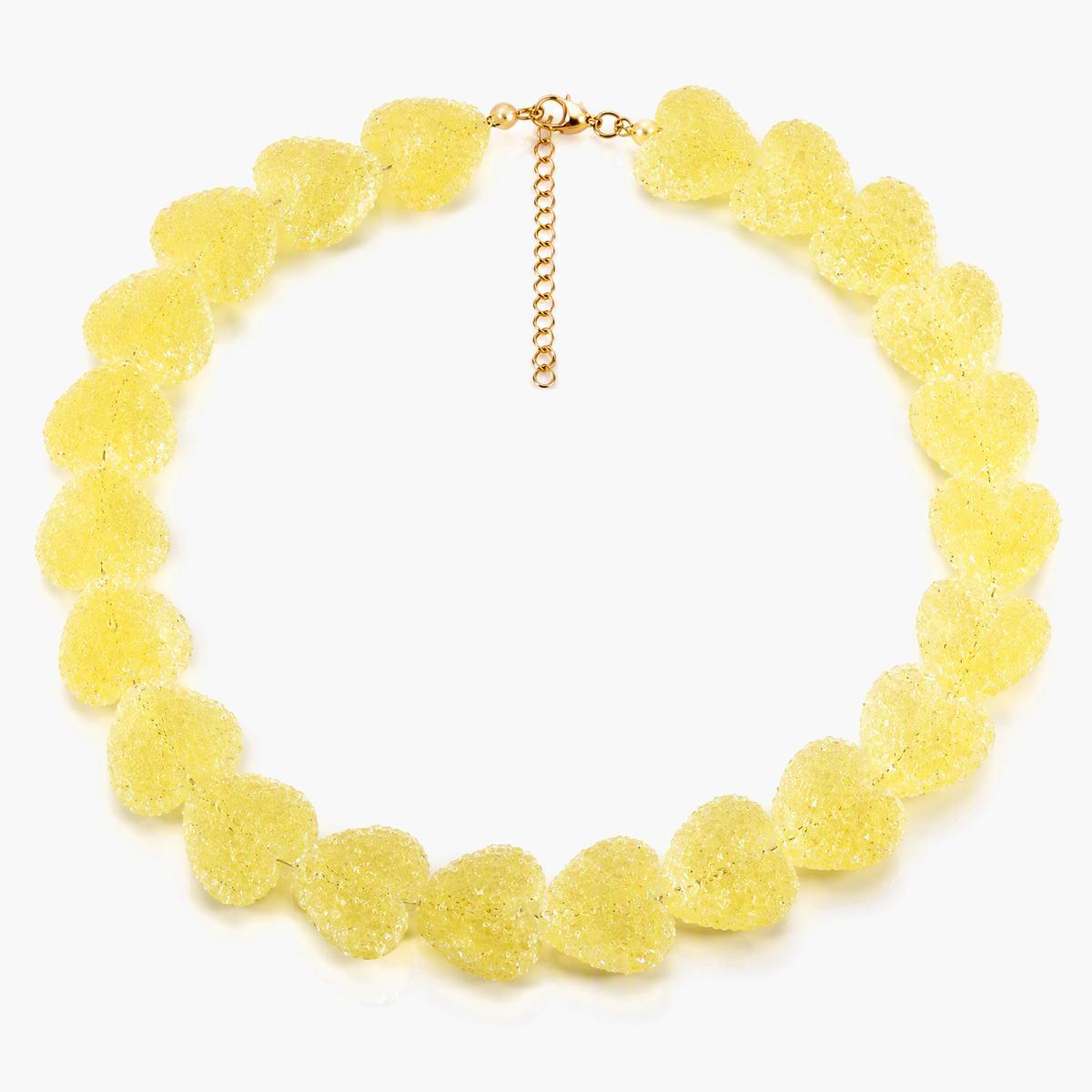 Cute Heart Bead Necklace