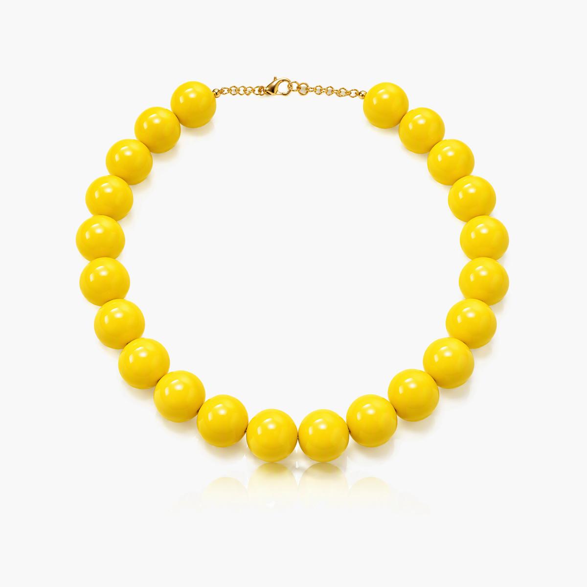 Trendy Round Bead Necklace