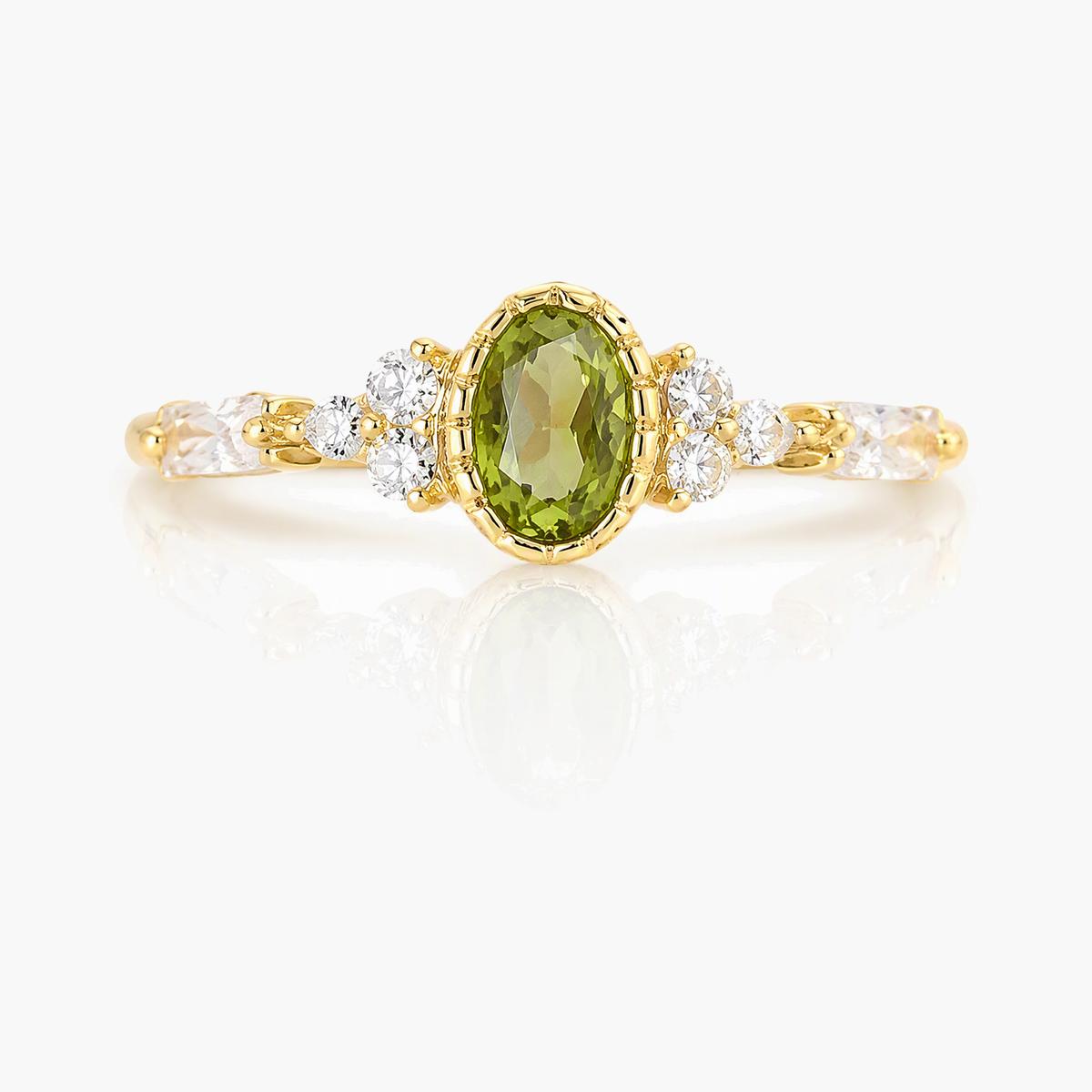 Dainty Three-Stone Ring
