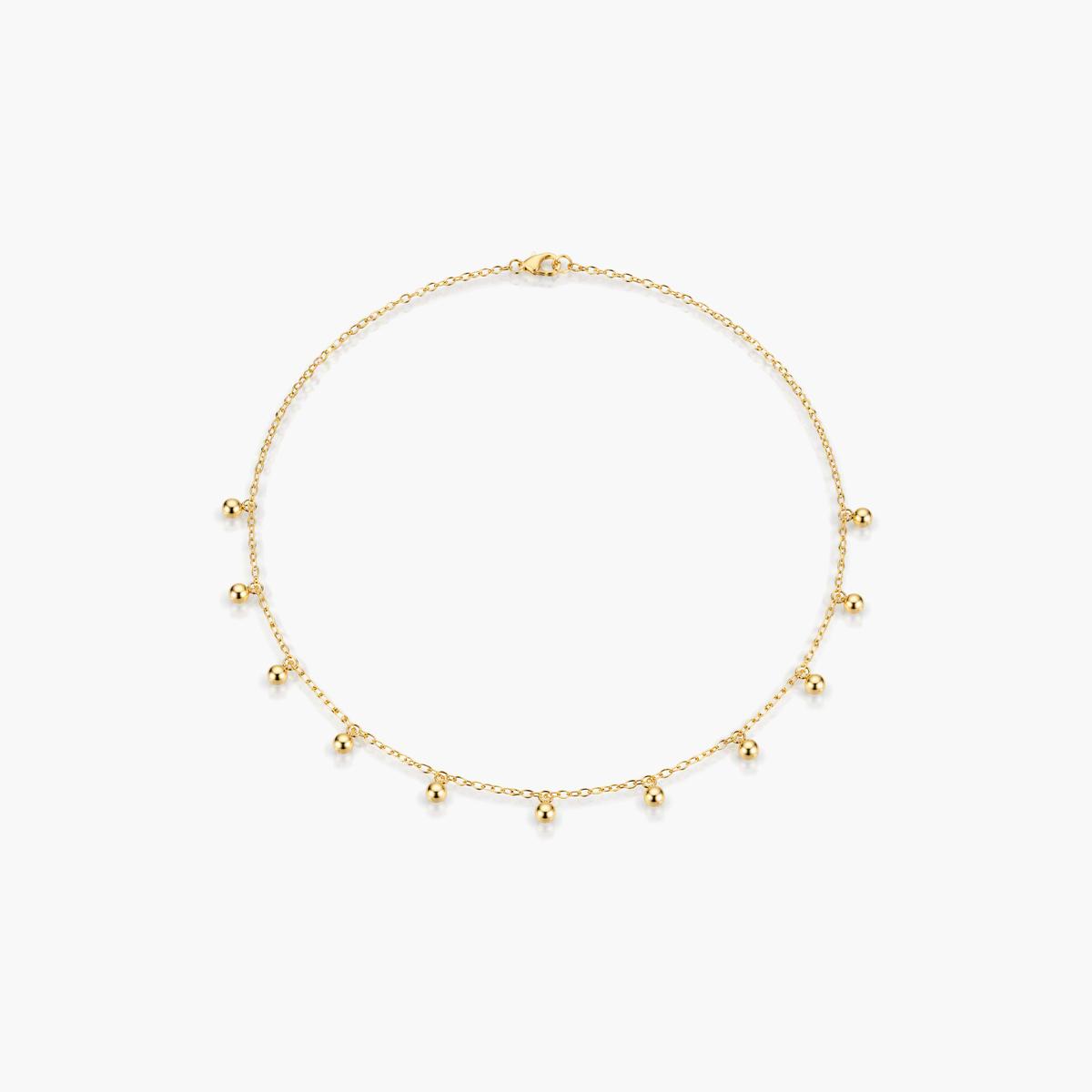 Dainty Dangling Beads Necklace