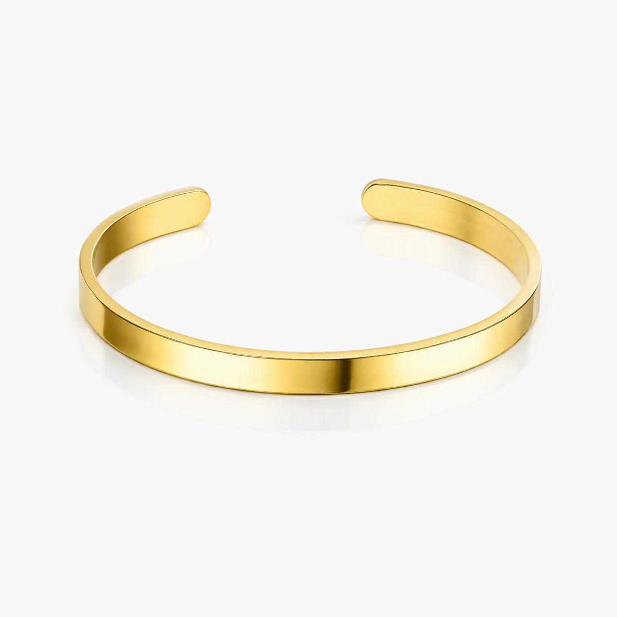 Minimalist Twisted Band Bangle