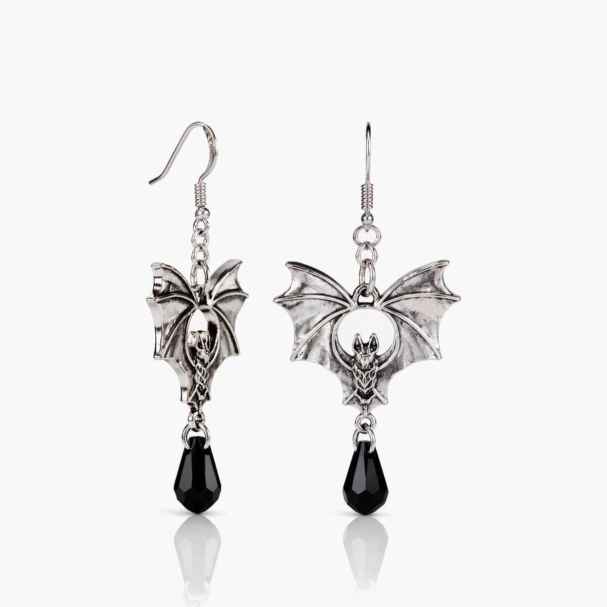 Cute Bat Drop Earrings