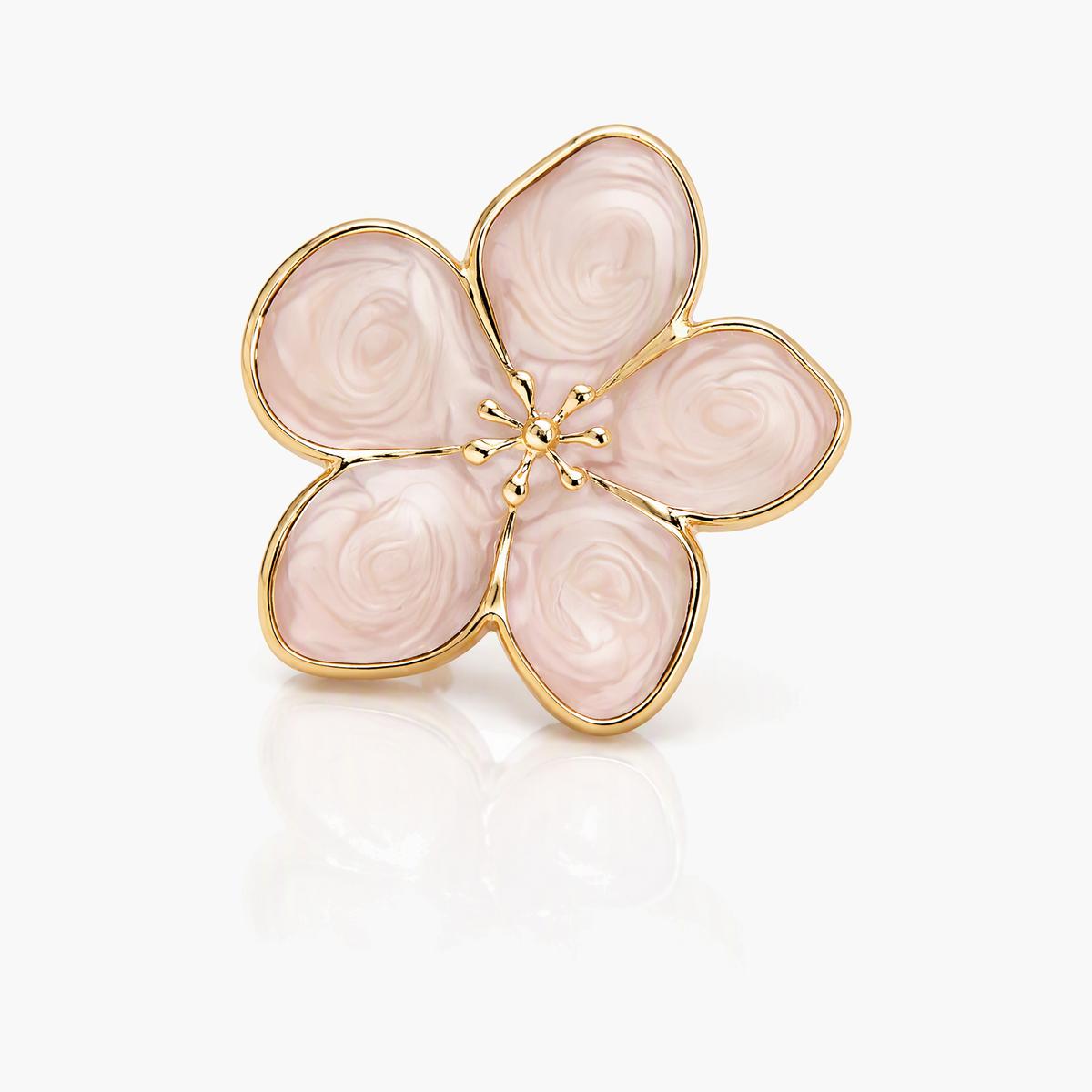 Enamel Flower Stud Earrings