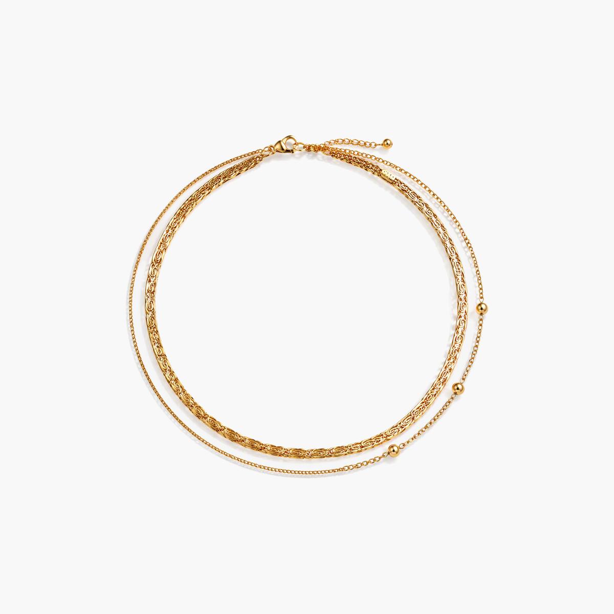 Dainty Slider Chain Necklace