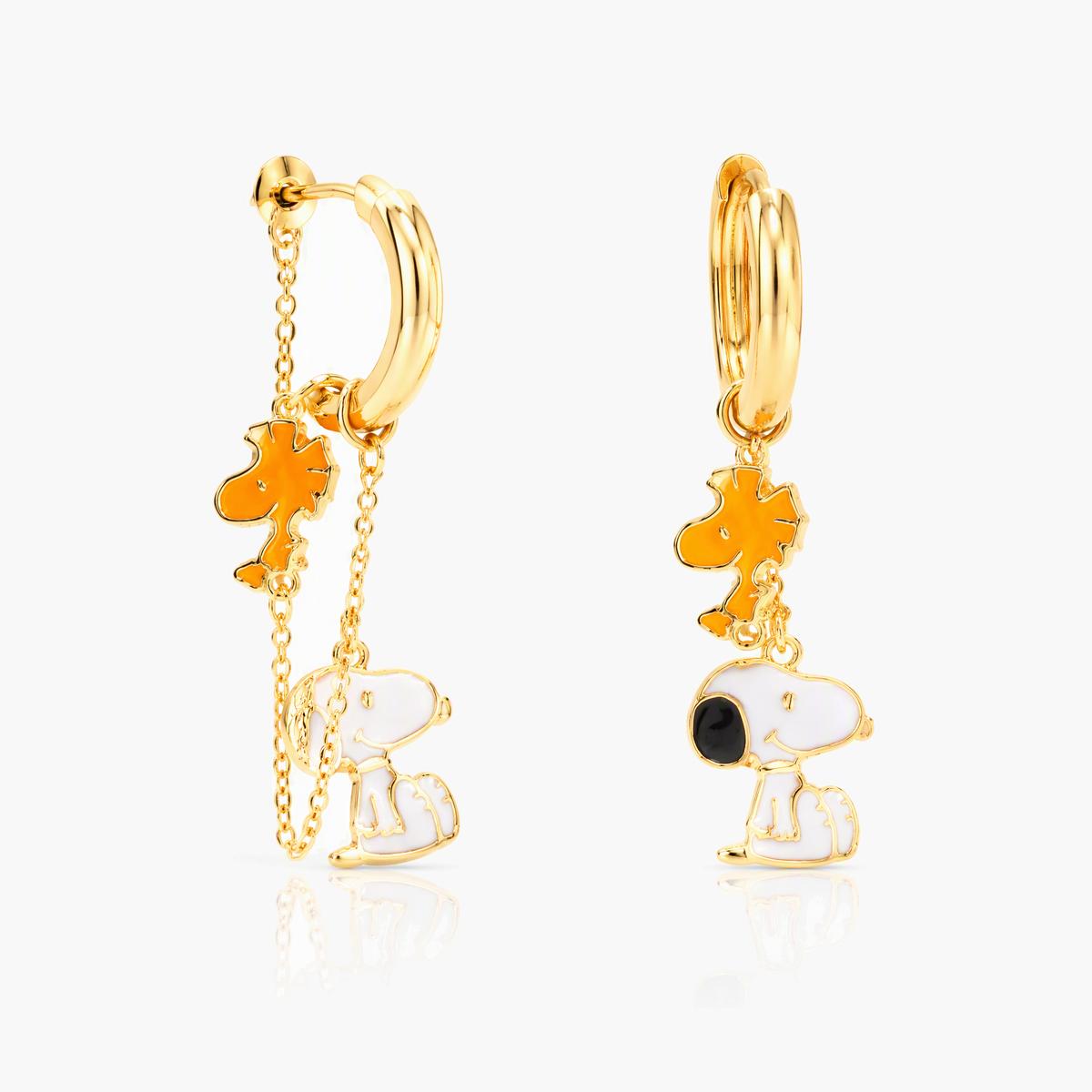 Cute Cartoon Charm Hoop Earrings