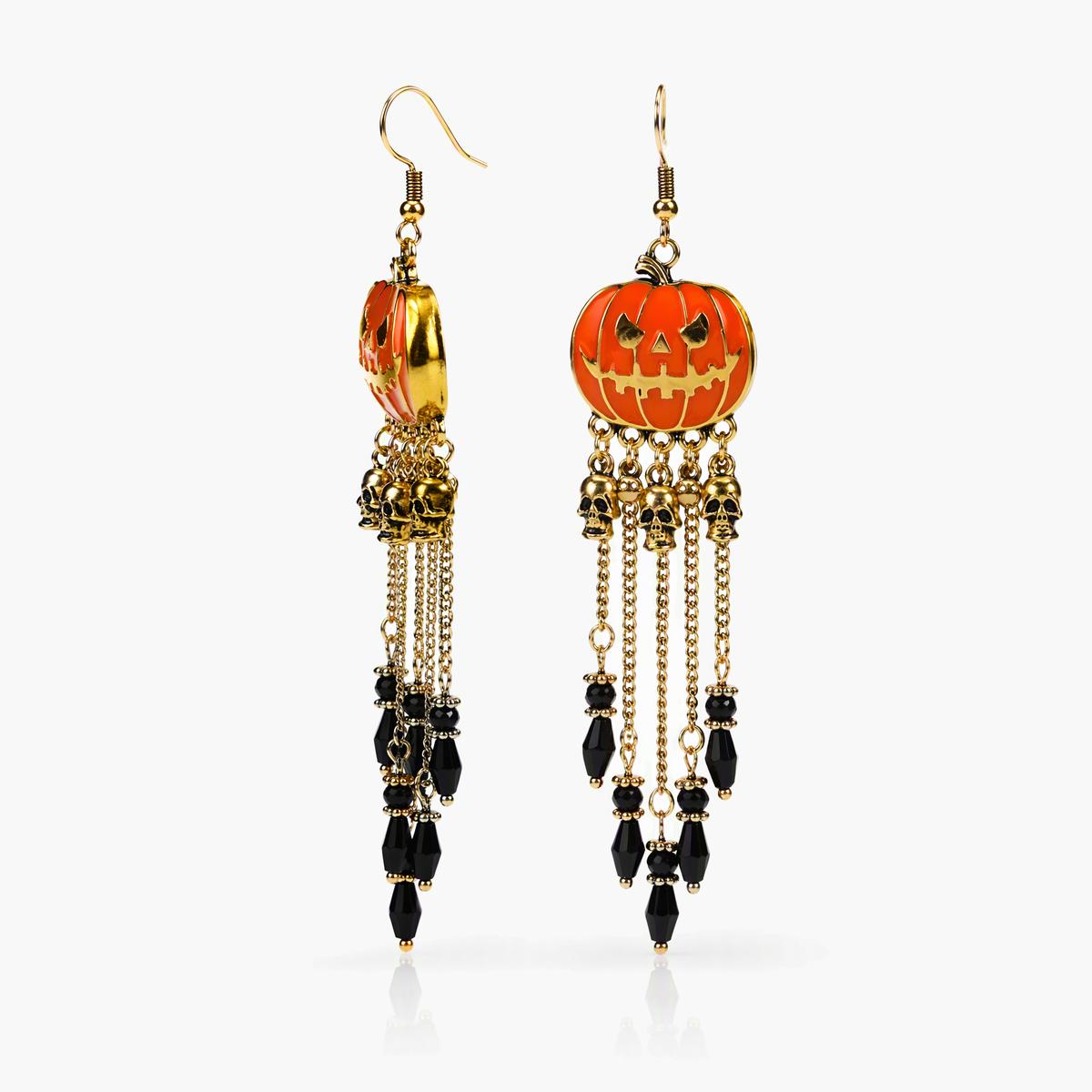 Trendy Bat Wing Heart Drop Earrings