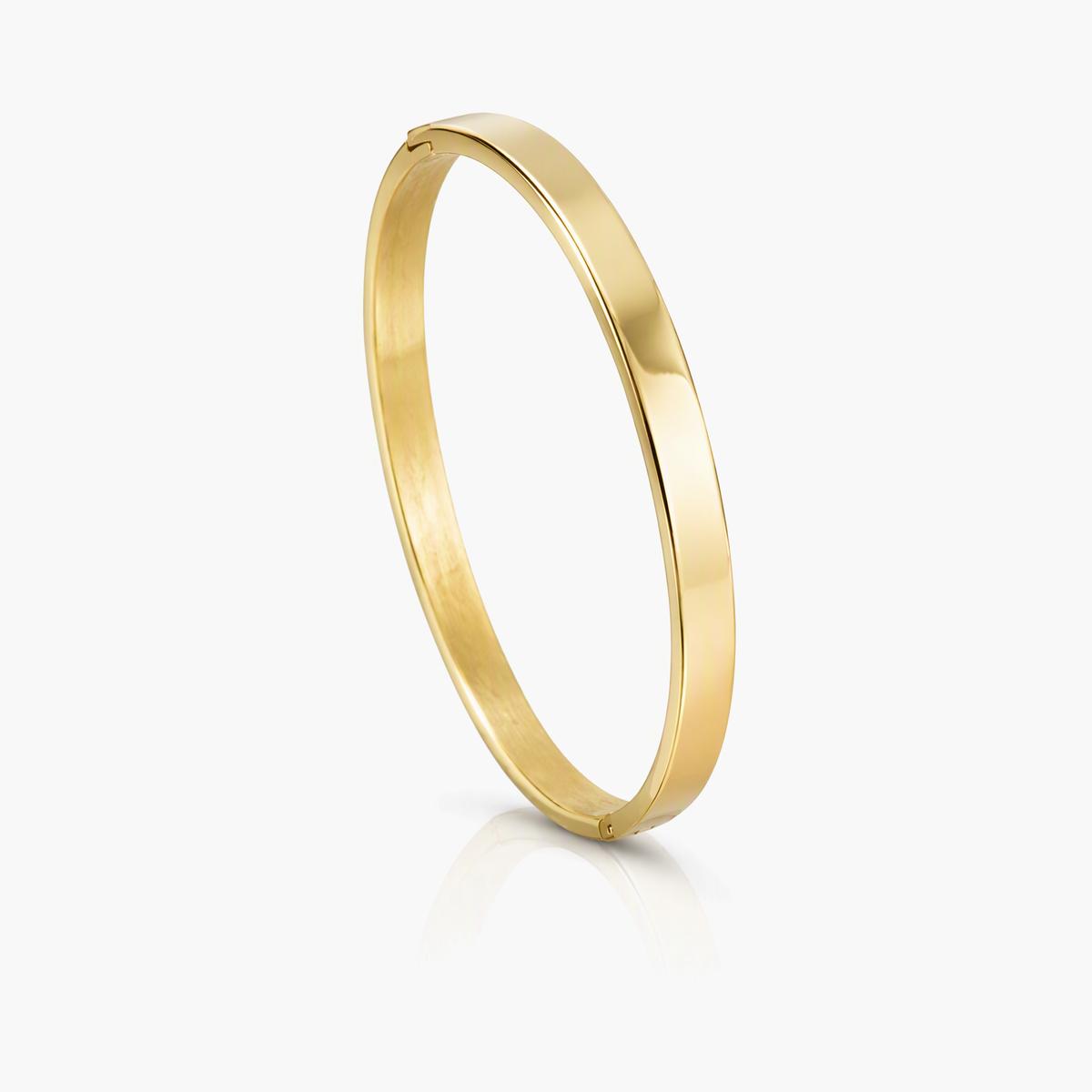 Minimalist Flat Band Bangle