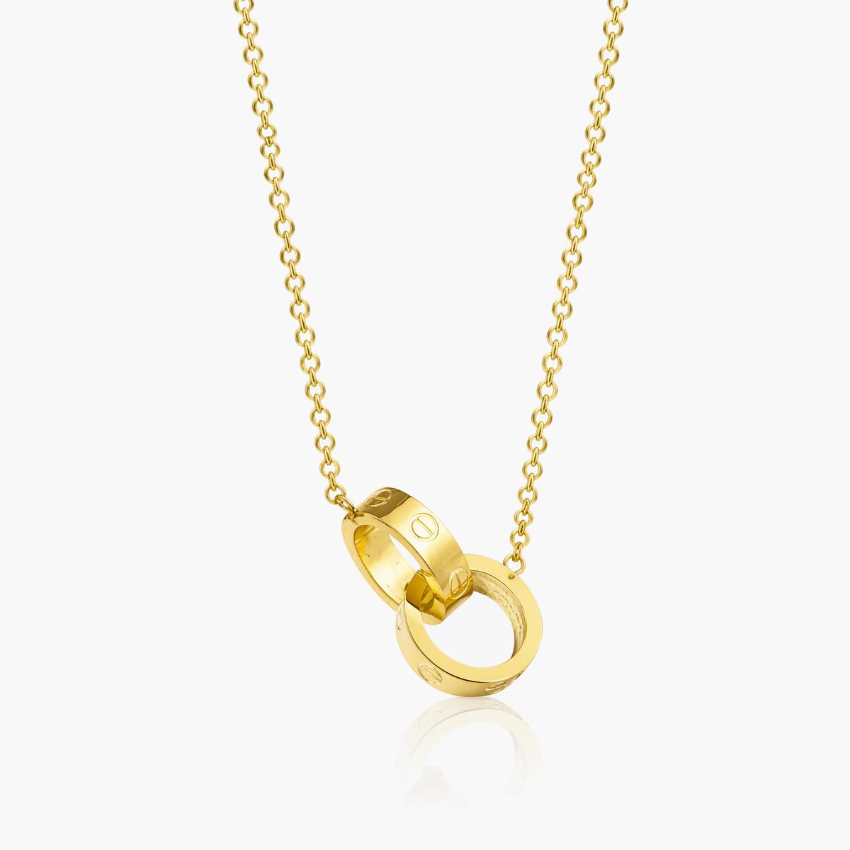 Interlocking Rings Necklace