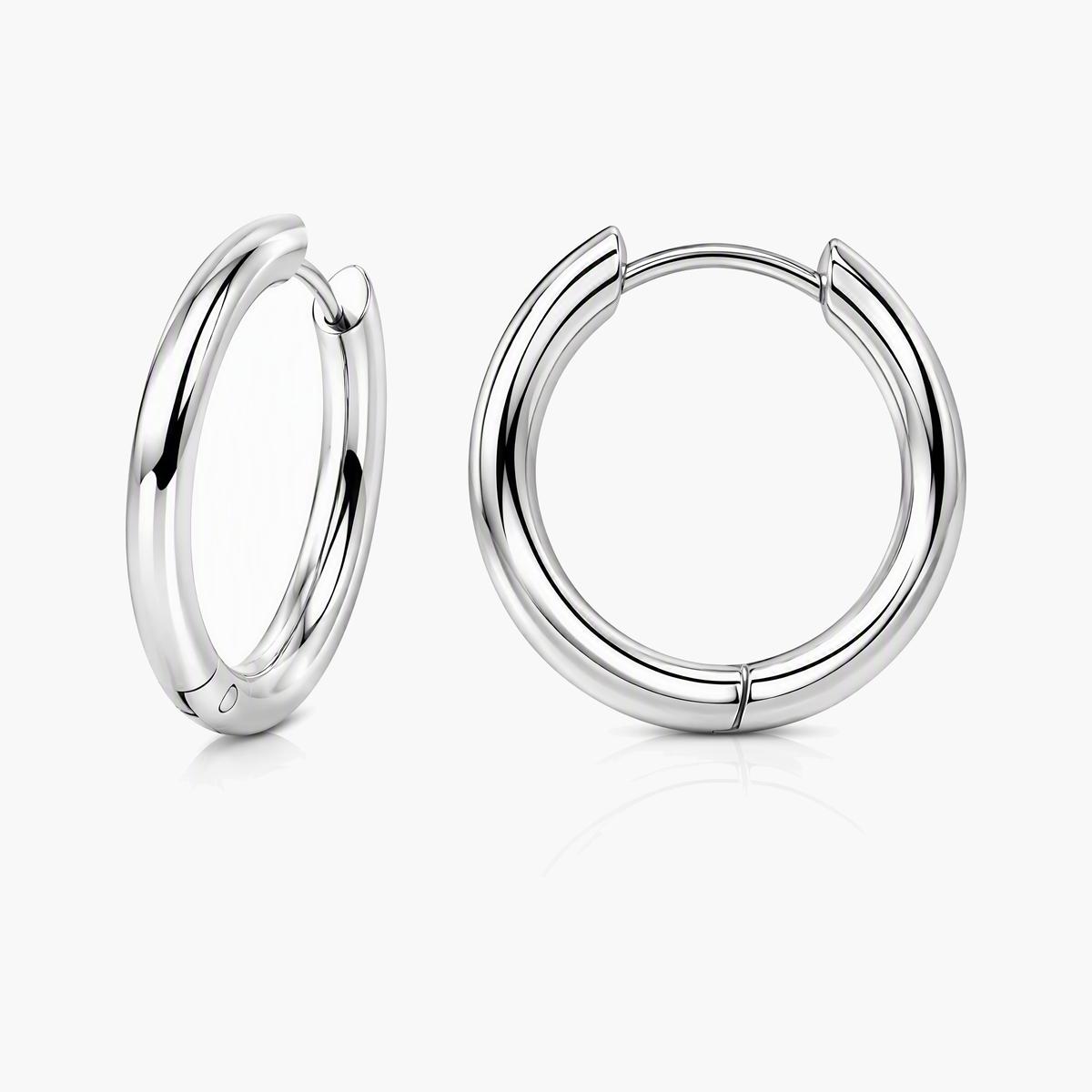 Minimalist Seamless Hoop Earrings