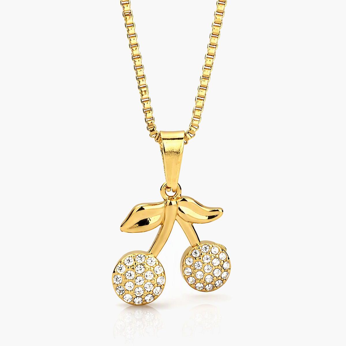 Cute Cherry Pendant Necklace