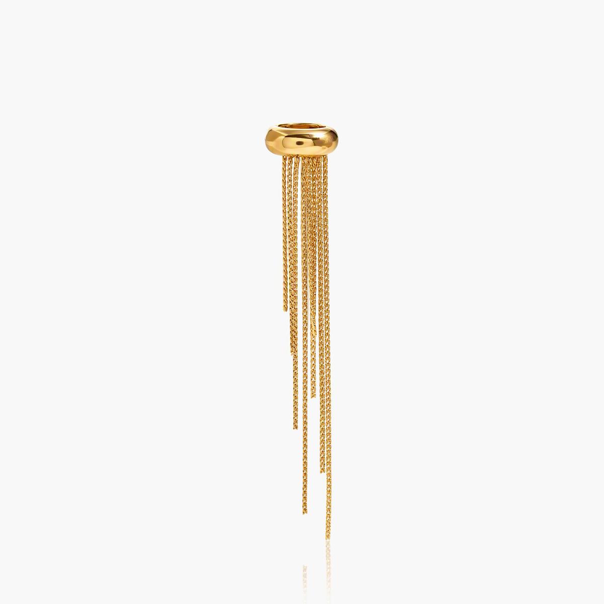 Minimalist Tassel Chain Drop Earrings