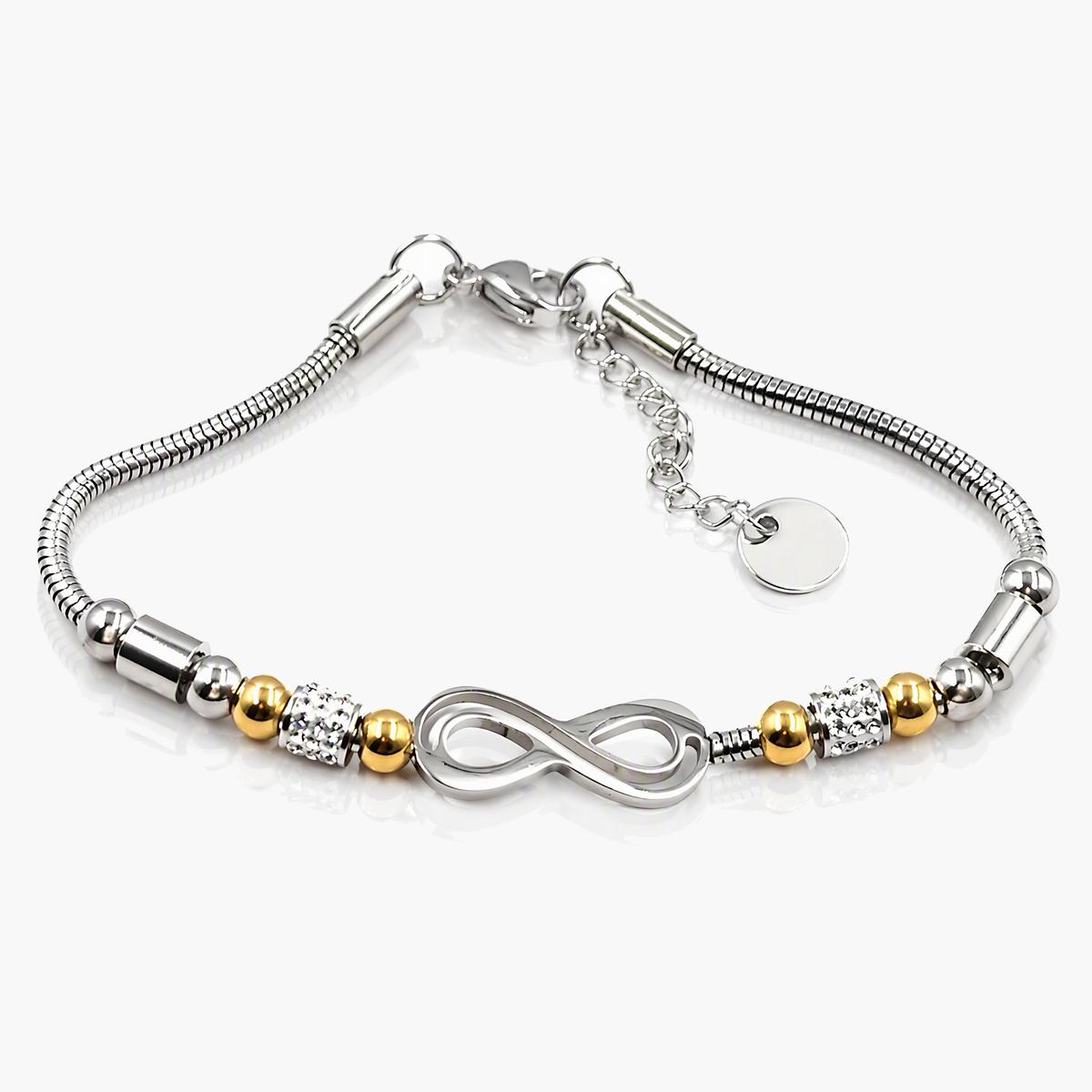Infinity Snake Chain Bracelet