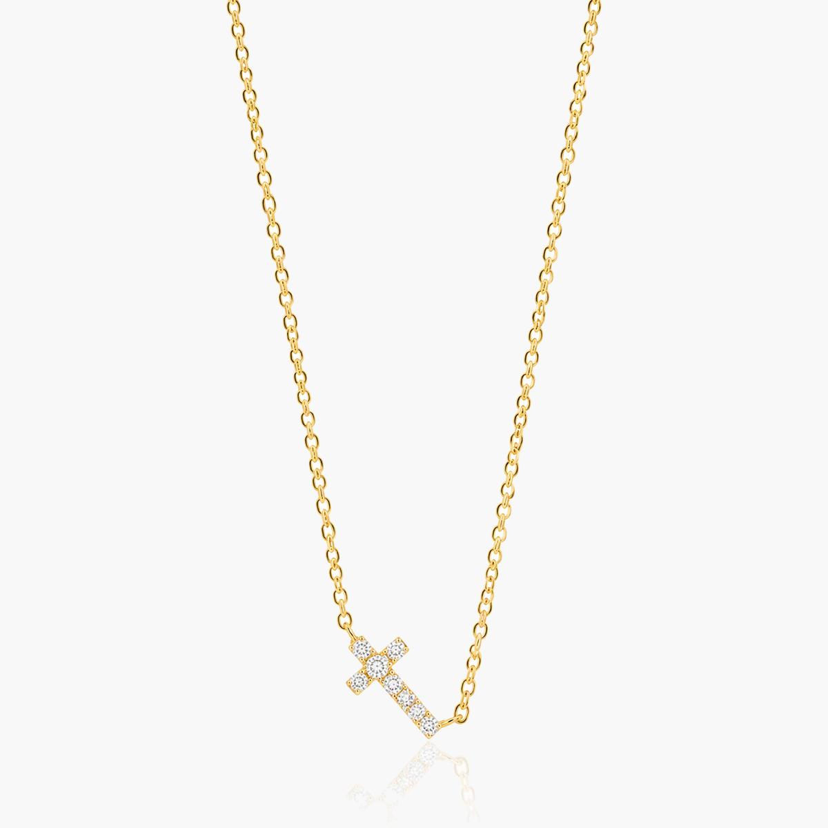 Dainty Cross Pendant Necklace