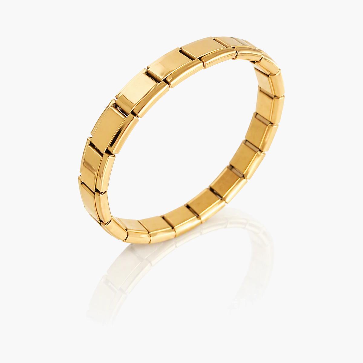 Minimalist Rectangular Link Bracelet
