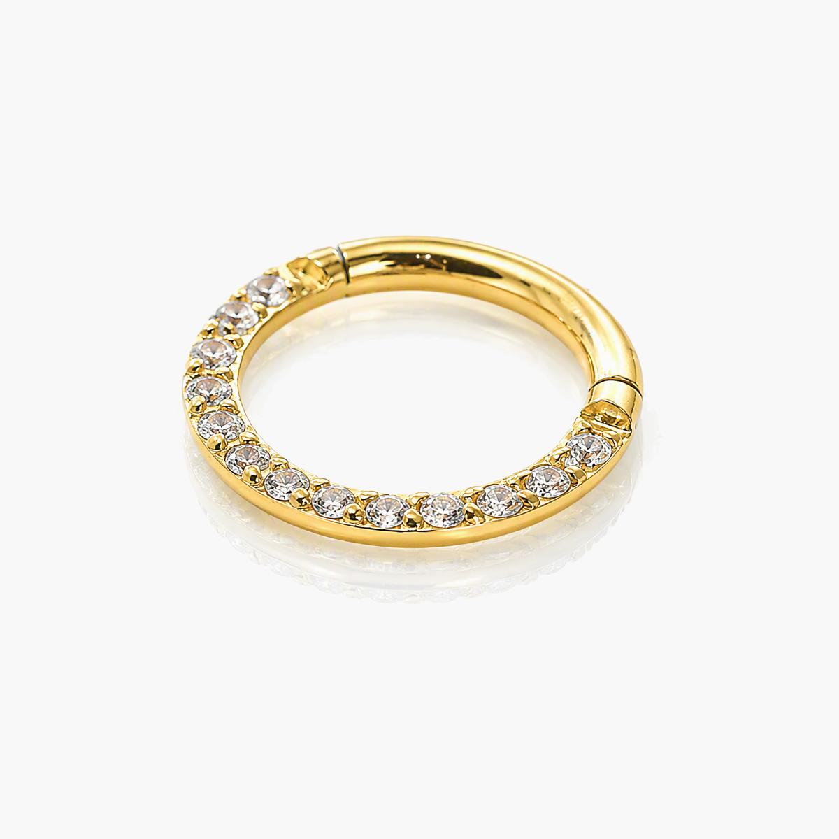 Dainty Paved Stone Nose Ring