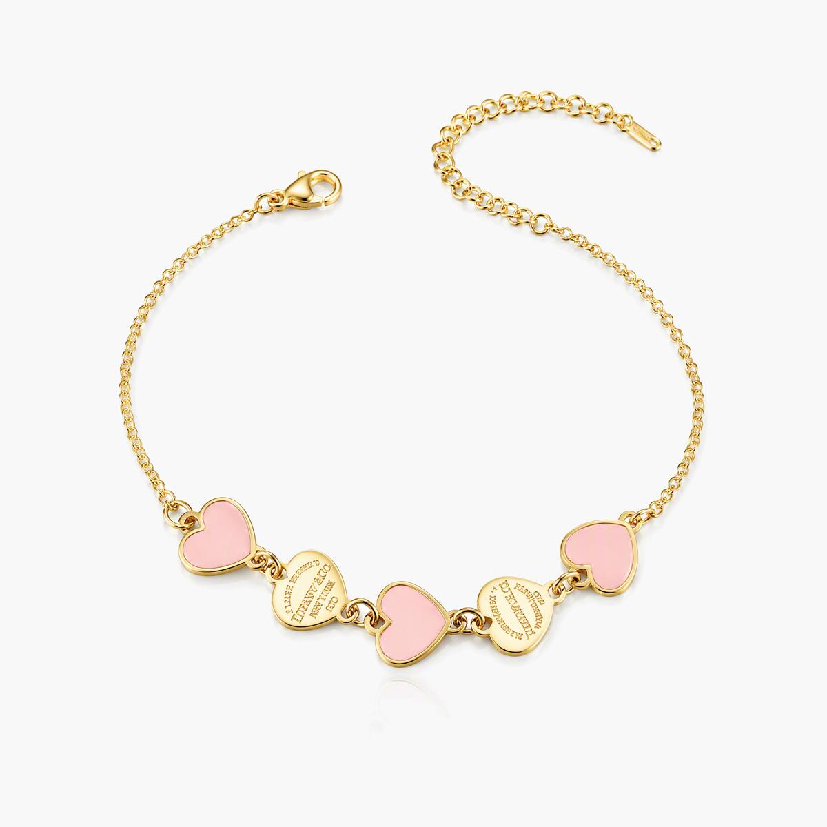 Cute Heart Charm Bracelet