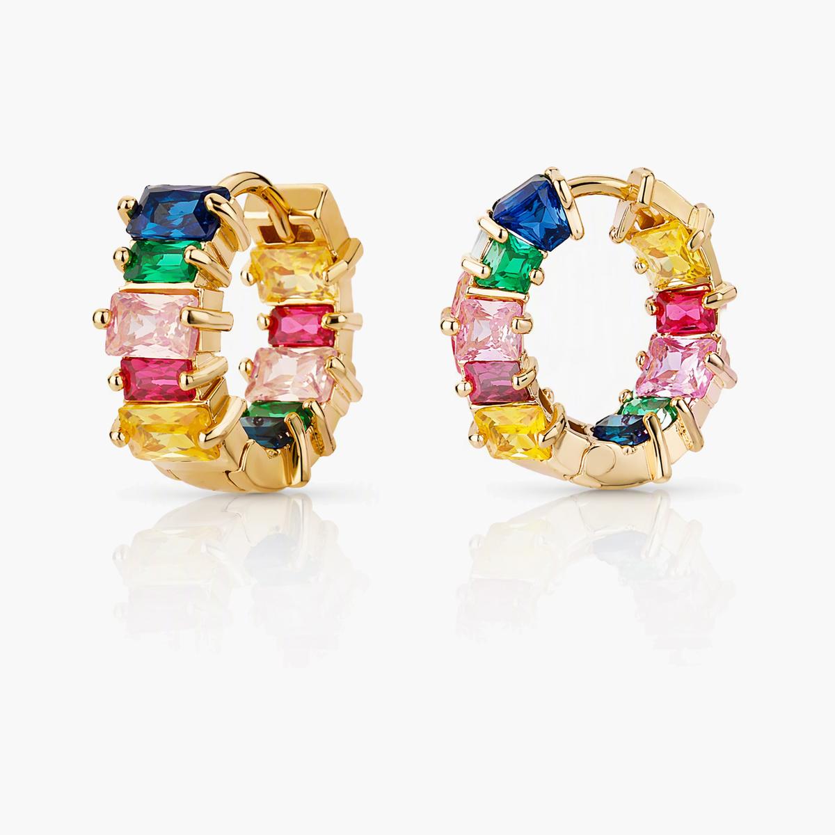 Star Huggie Earrings
