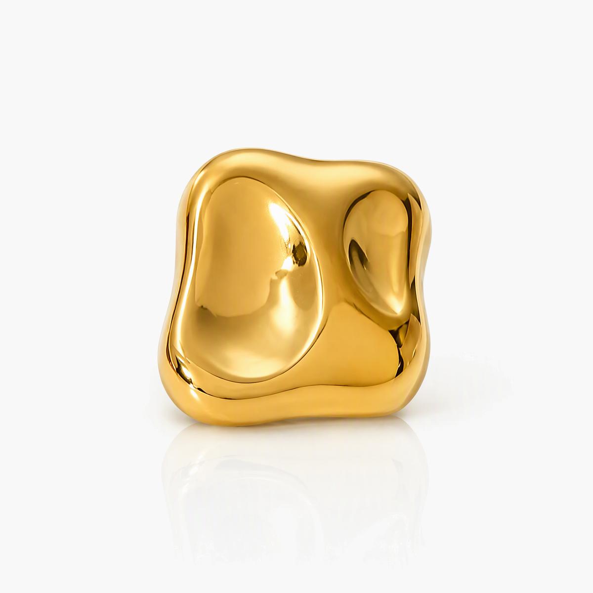 Trendy Irregular Square Stud Earrings