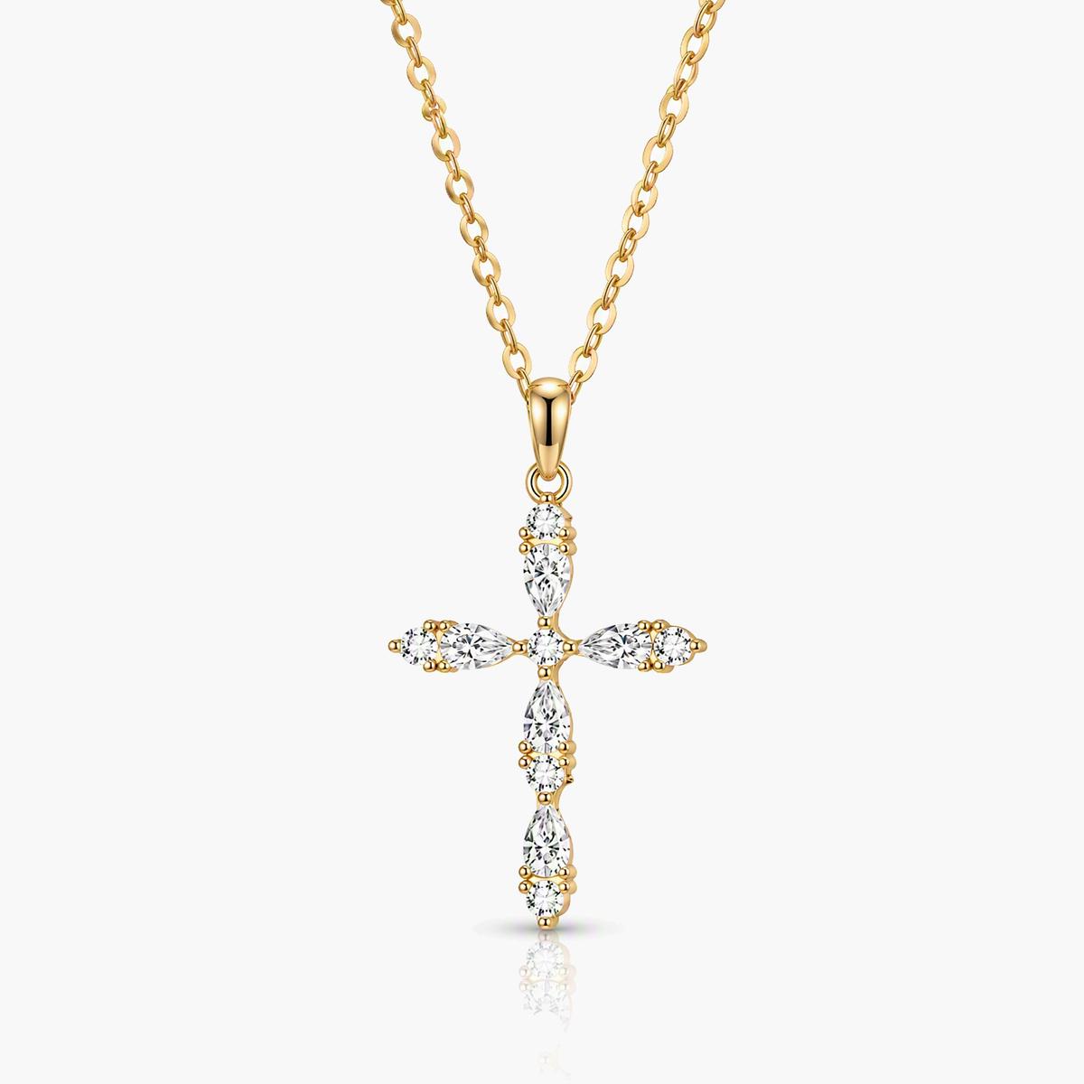 Elegant Cross Pendant Necklace