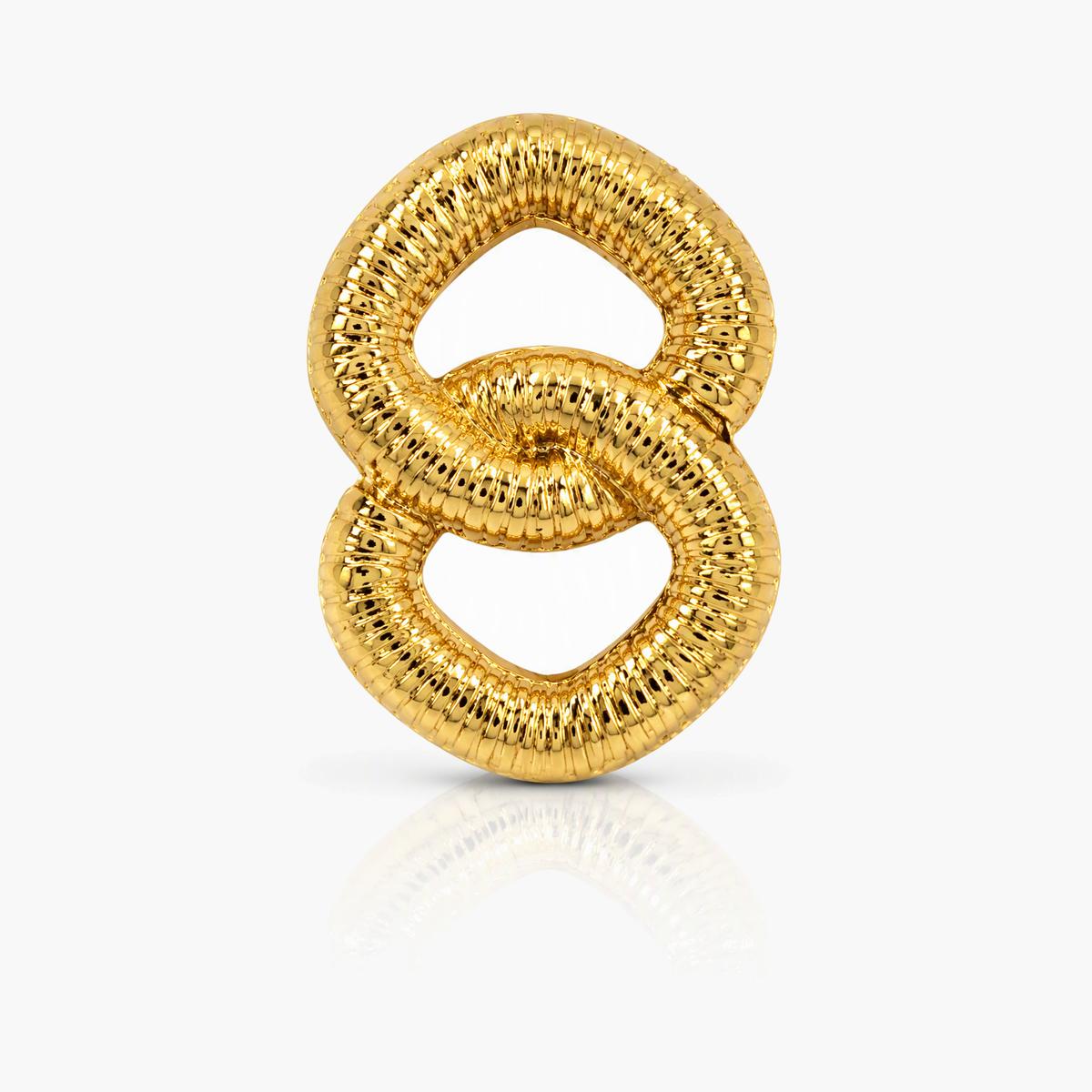 Butterfly & Interlocking Loops Earrings