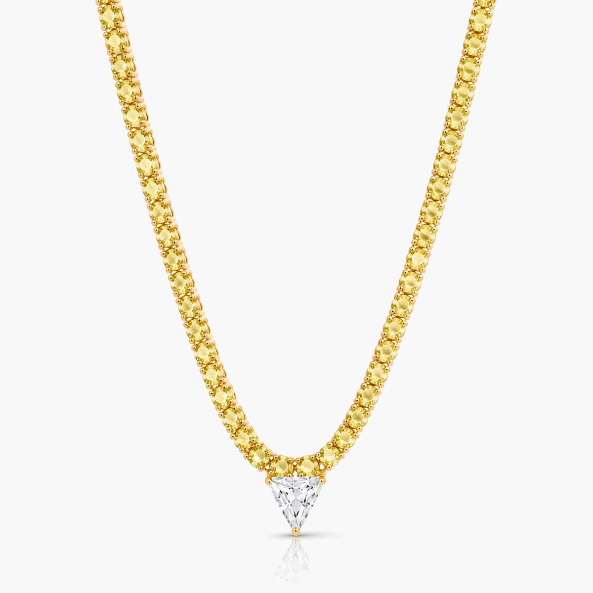 Trendy Triangle Pendant Necklace