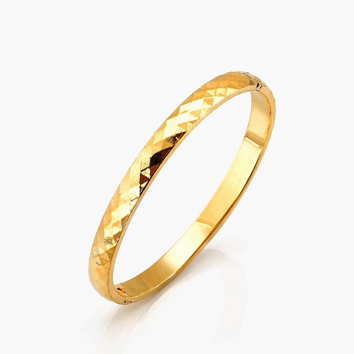 Minimalist Faceted Bangle