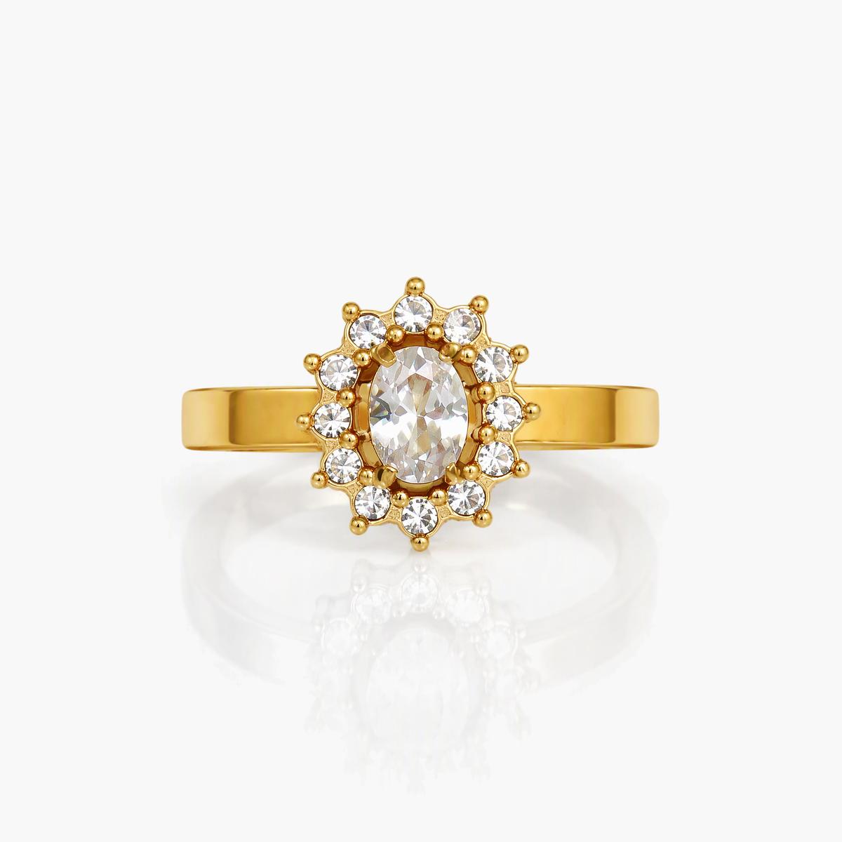 Geometric Halo Ring