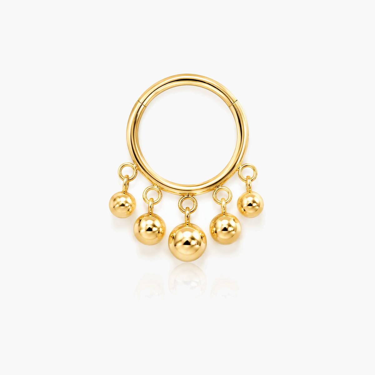 Dangling Ball Septum Ring