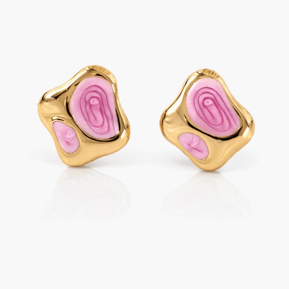 Cute Bow Knot & Flower Stud Earrings