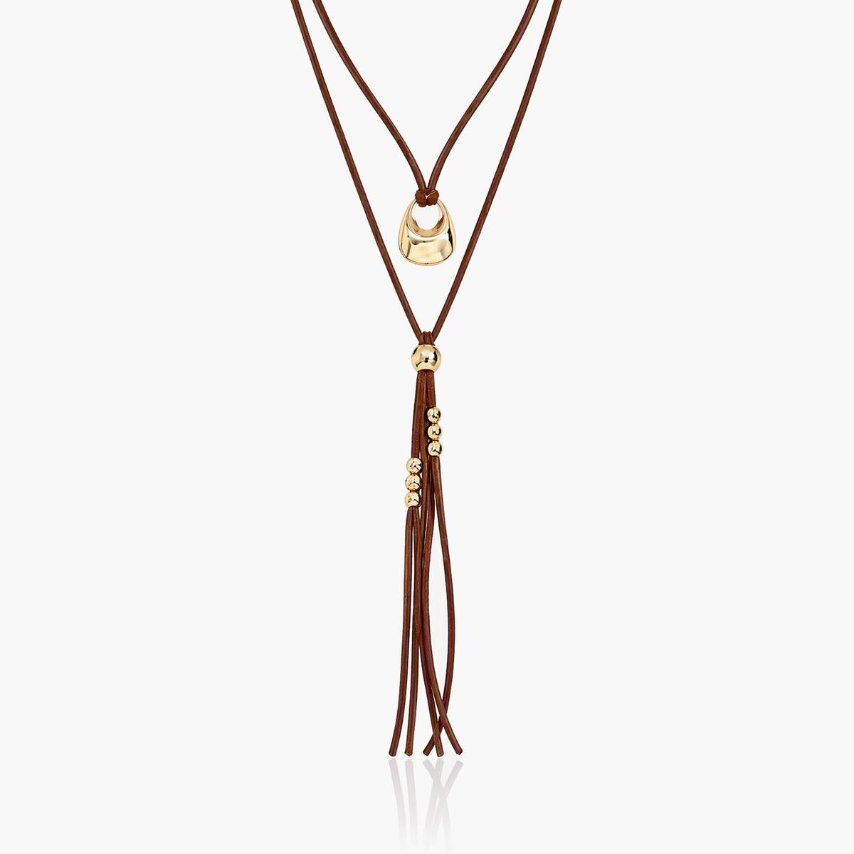 Boho Moon Tassel Necklace