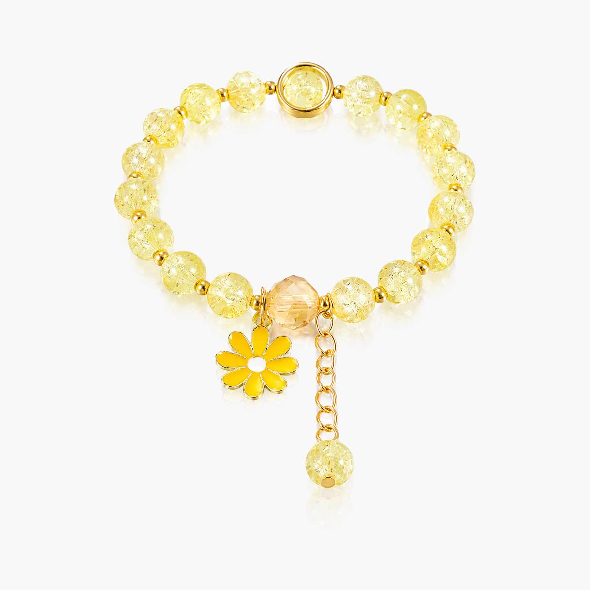 Cute Daisy Charm Bracelet