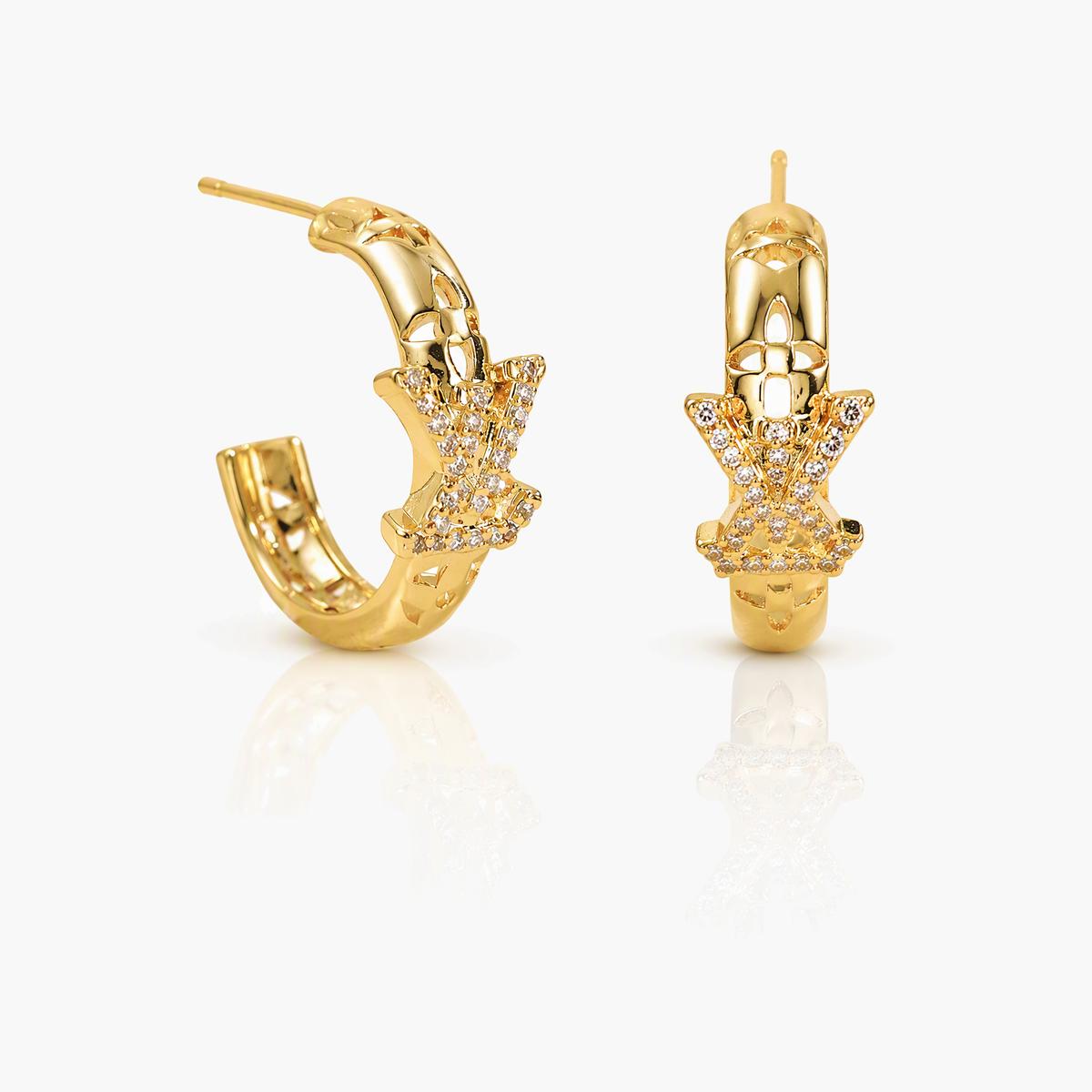 Bow Knot Huggie Earrings