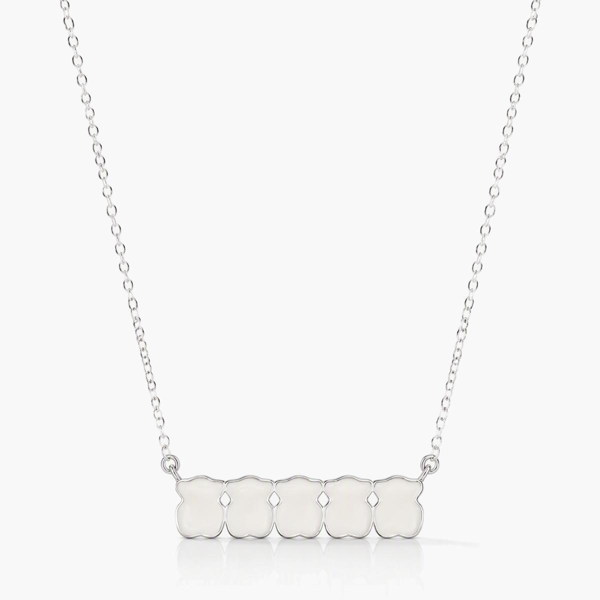Minimalist Five-Stone Bar Necklace