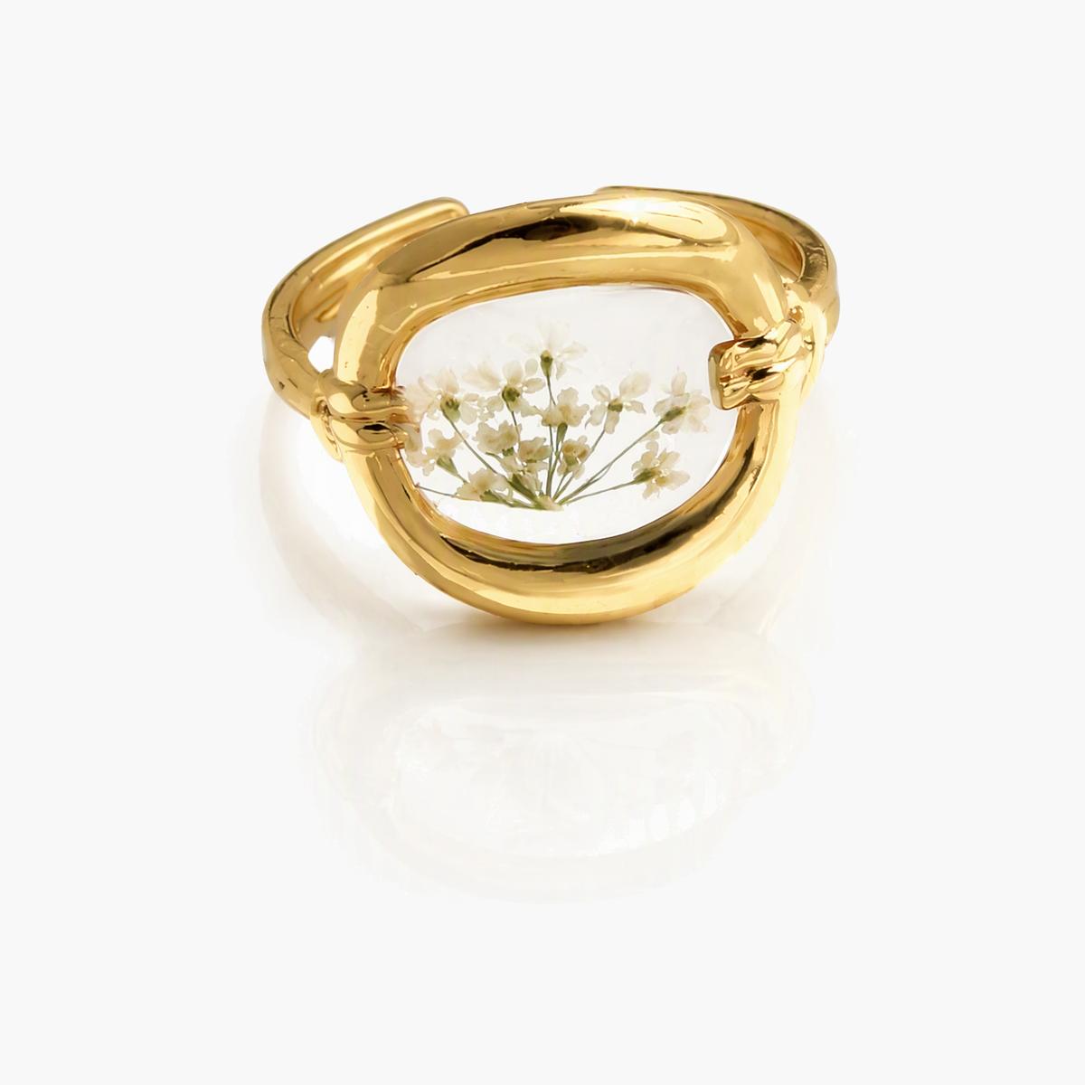 Floral Resin Ring