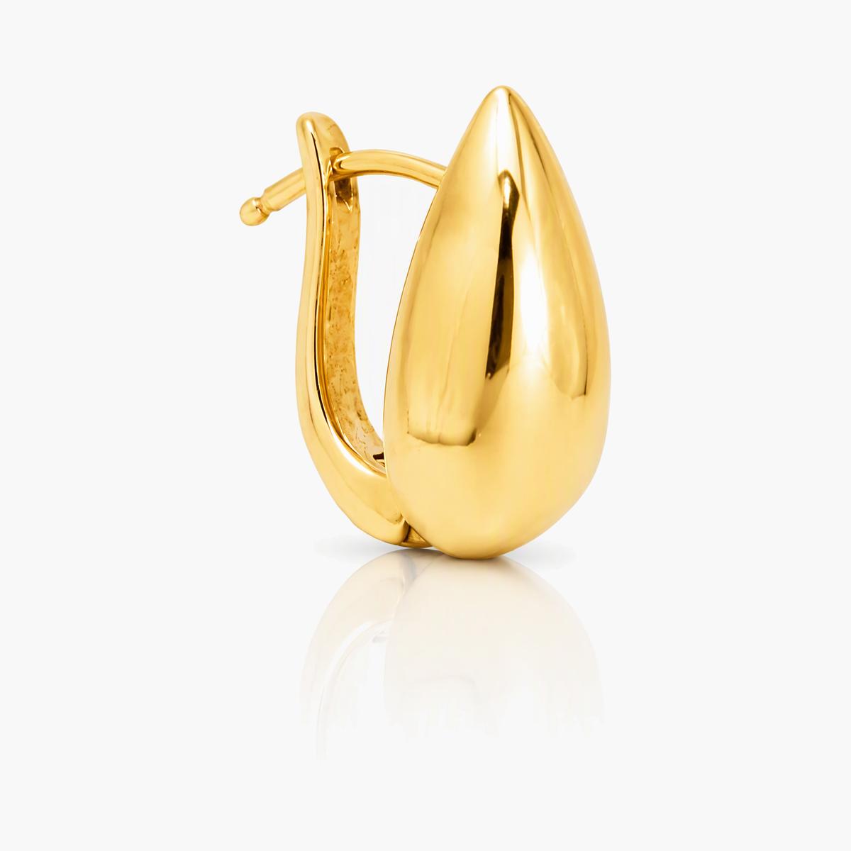 Teardrop Huggie Earrings