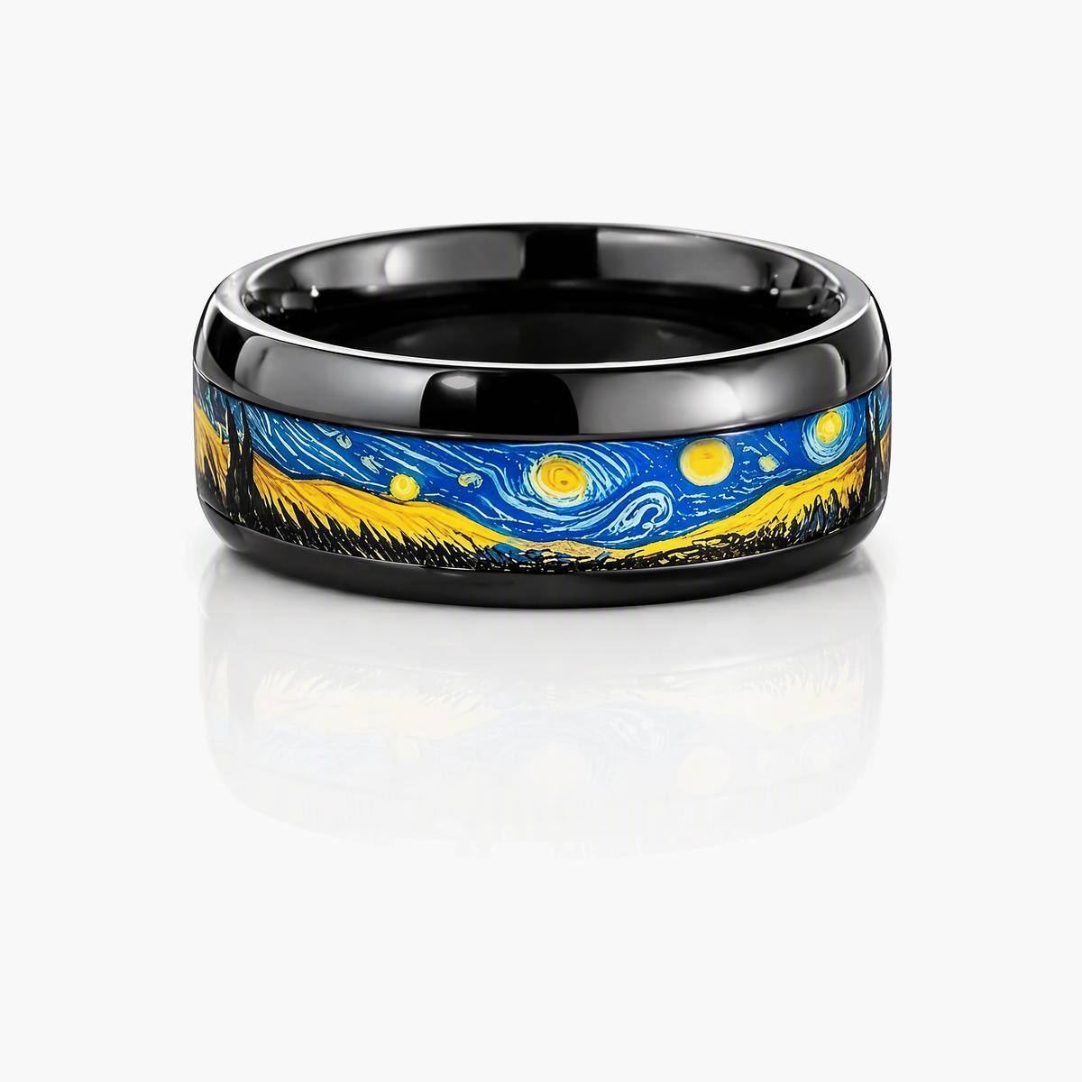 Starry Night Band Ring