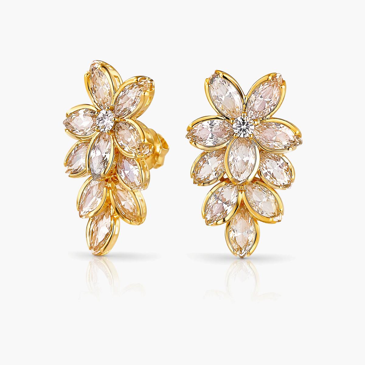 Floral Drop Earrings